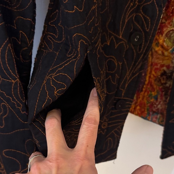 Reversible Embroidered Jacket - Picture 3 of 10